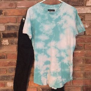 Tye Dyed Teal blue Pacsun Tee